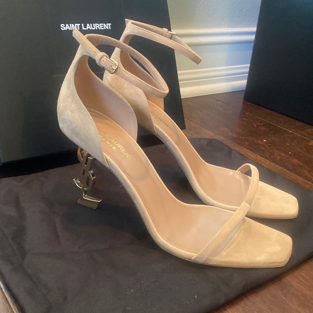 Saint Laurent
Women's Opyum High Heel Ankle Strap Sandals